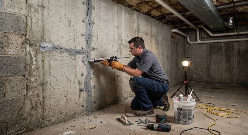 Basement Crack Repair in North Port, FL