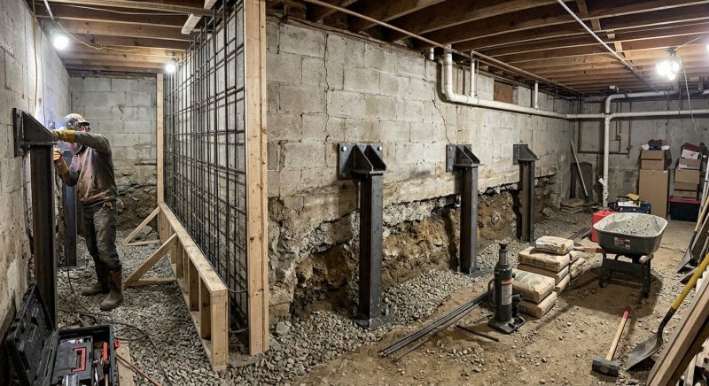 Basement Stabilization in North Port, FL