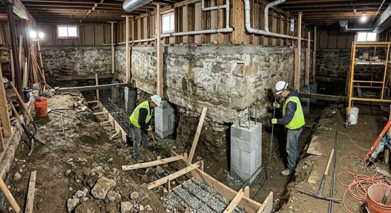 Basement Underpinning in North Port, FL