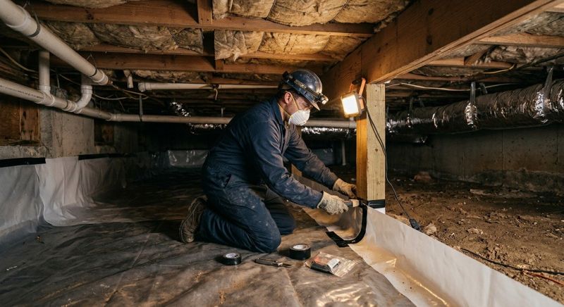 Crawl Space Leveling in North Port, FL