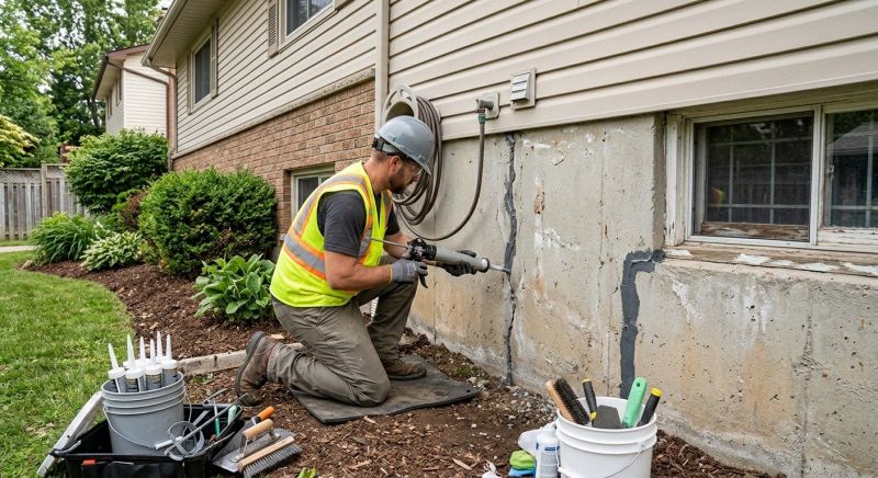 Foundation Crack Sealing in North Port, FL