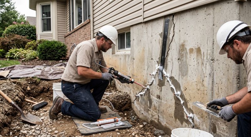 Foundation Crack Sealing in North Port, FL