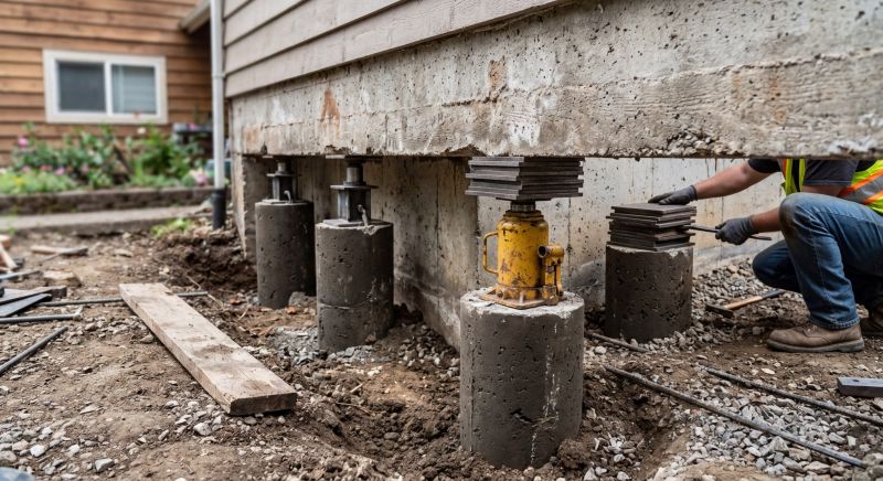 Foundation Pier Leveling in North Port, FL