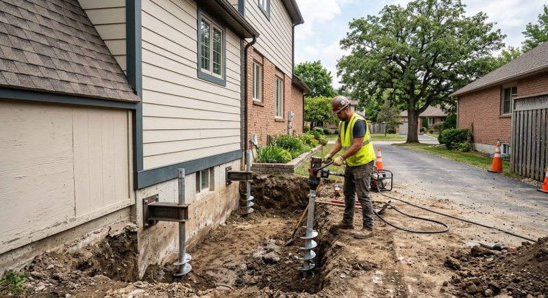 Helical Piers Installation in North Port, FL