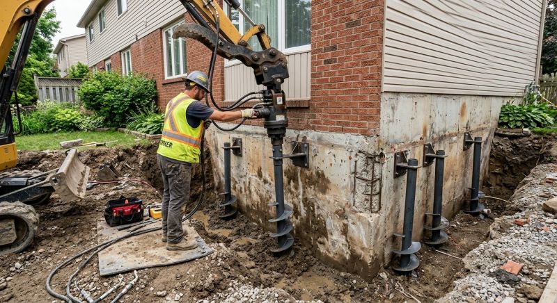 Helical Piers Installation in North Port, FL