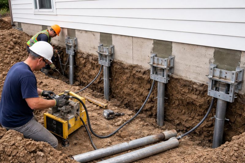 Helical Piers Installation in North Port, FL