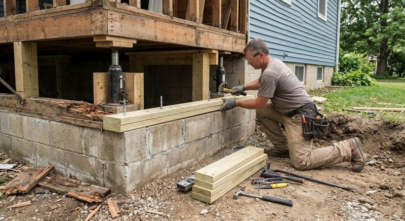 Sinking Foundation Repair in Charlotte County, FL