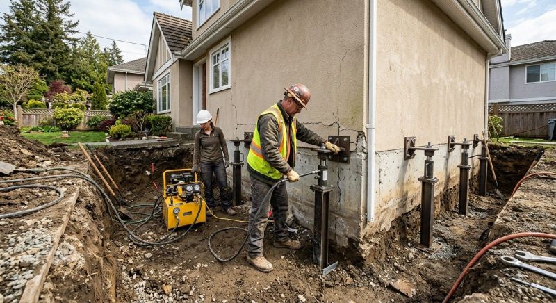 Sinking Foundation Repair in Nokomis, FL