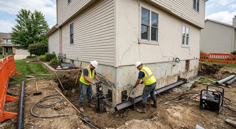 Sinking Foundation Repair in Sarasota County, FL