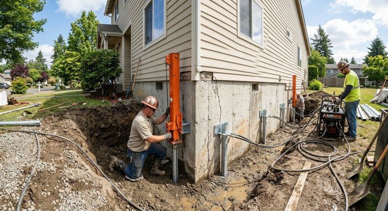 Sinking Foundation Repair in Sarasota County, FL